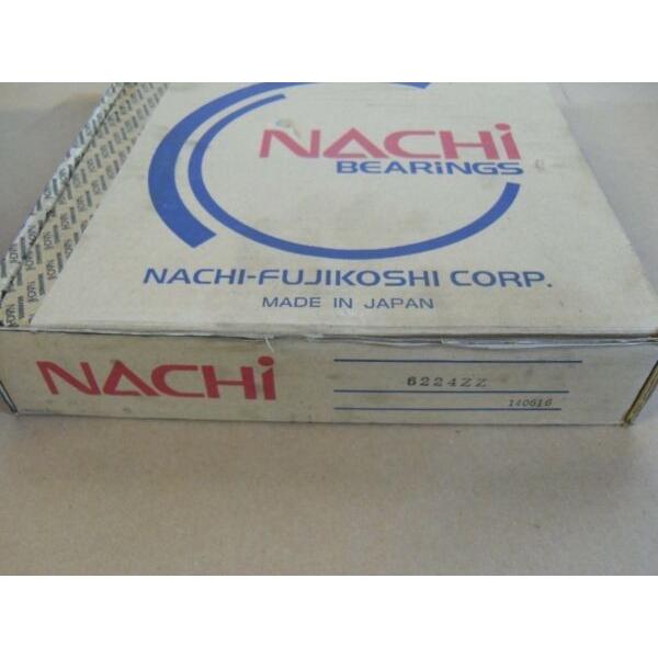 Nachi 6224ZZ C3 Single Row Deep Groove Ball Bearing, 120mm x 215mm x 40mm #1 image